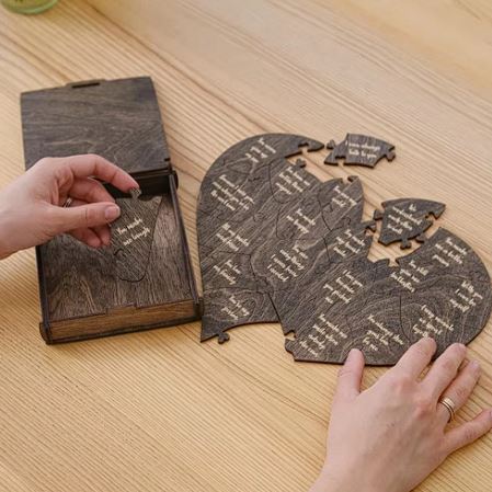 2024 Valentine's Day Wooden Love Puzzle